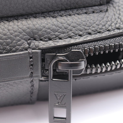 パイロット スリングバッグ ボディバッグ レザー ブラック ルイヴィトン バッグ LOUIS VUITTON