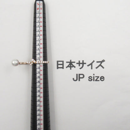 クーゲル ダブルフィンガー リング アコヤパール ダイヤ リング 指輪 K18PG（ピンクゴールド） ダイヤモンド アコヤパール クリア ホワイト タサキ アクセサリー TASAKI