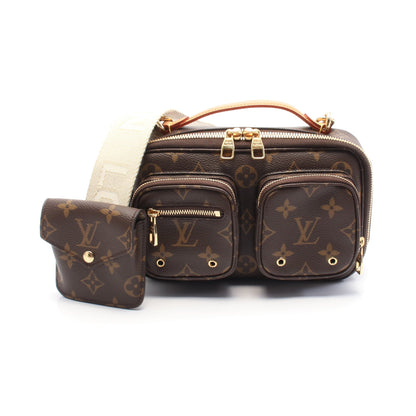 ユーティリティ クロスボディ モノグラム ショルダーバッグ PVC レザー ブラウン ルイヴィトン バッグ LOUIS VUITTON
