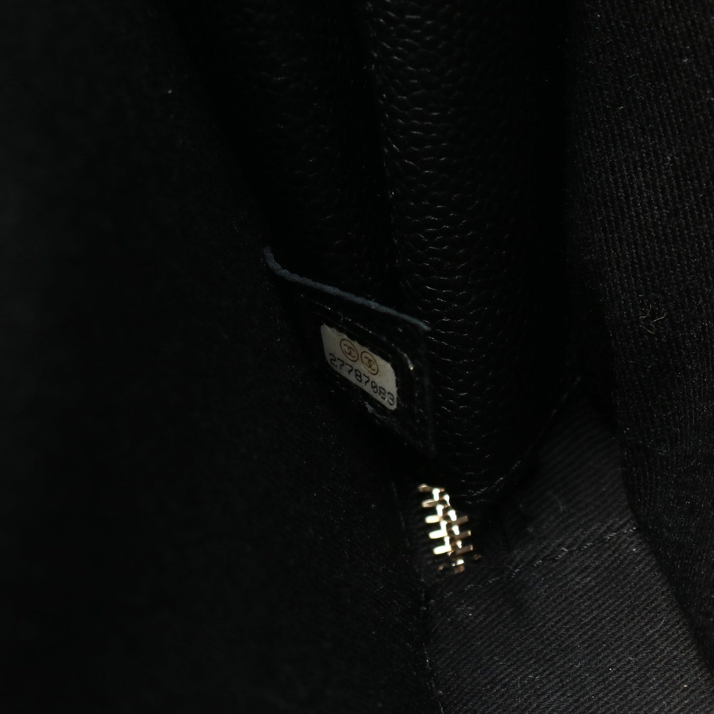 マトラッセ ビジネスバッグ キャビアスキン ブラック ゴールド金具 2WAY シャネル バッグ CHANEL