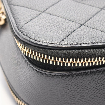 マトラッセ ビジネスバッグ キャビアスキン ブラック ゴールド金具 2WAY シャネル バッグ CHANEL