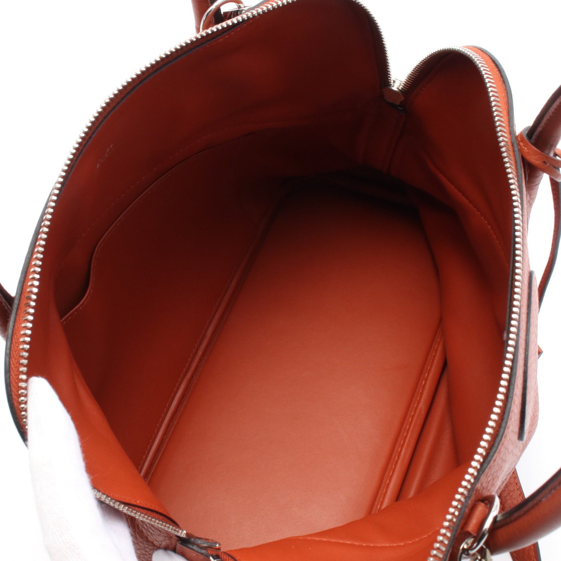 ボリード31 テールバテュー ハンドバッグ トリヨンクレマンス ブラウン シルバー金具 2WAY X刻印 エルメス バッグ HERMES