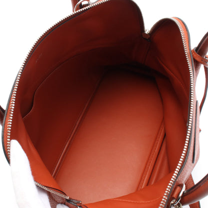 ボリード31 テールバテュー ハンドバッグ トリヨンクレマンス ブラウン シルバー金具 2WAY X刻印 エルメス バッグ HERMES