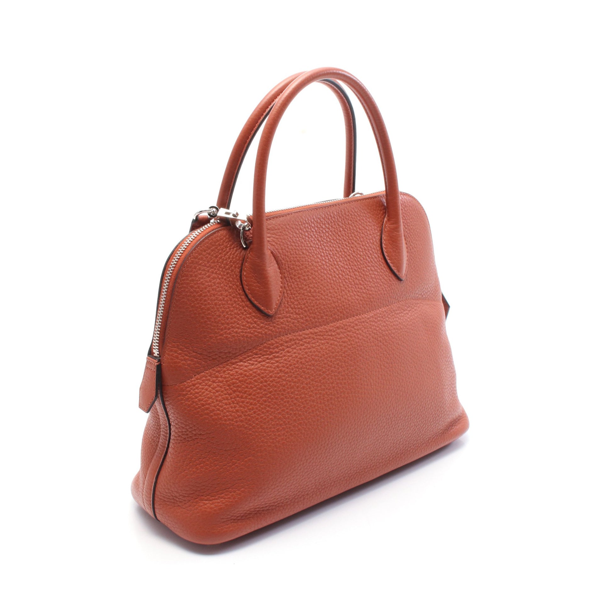 ボリード31 テールバテュー ハンドバッグ トリヨンクレマンス ブラウン シルバー金具 2WAY X刻印 エルメス バッグ HERMES