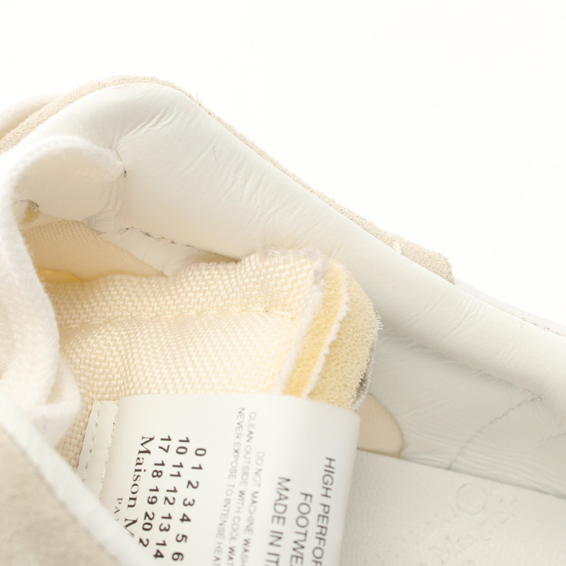 RUNNER ランナー スニーカー ナイロン スエード ホワイト ライトグレー メゾンマルジェラ22 シューズ Maison Margiela 22