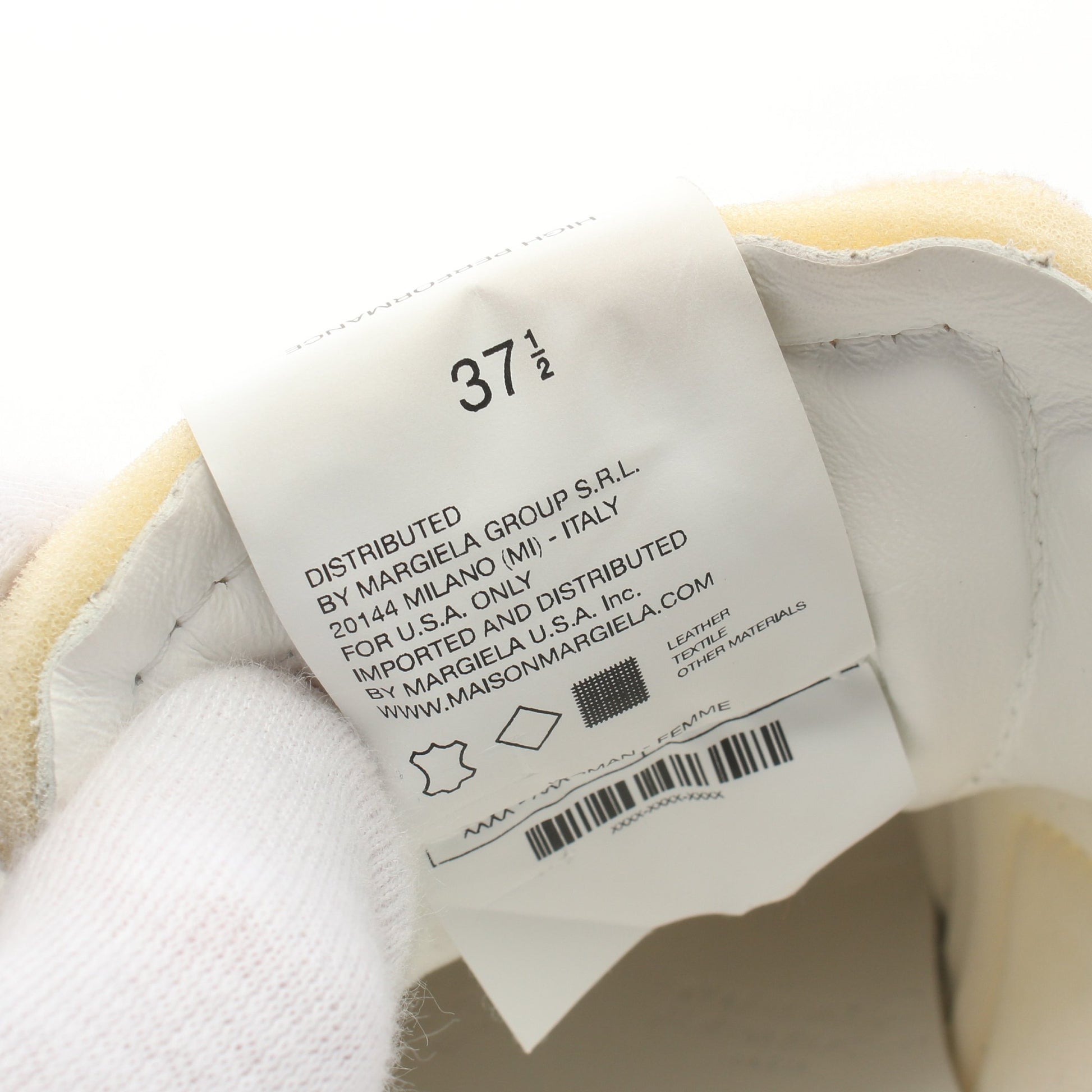 RUNNER ランナー スニーカー ナイロン スエード ホワイト ライトグレー メゾンマルジェラ22 シューズ Maison Margiela 22