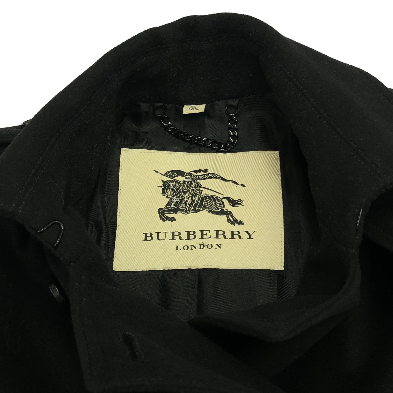 ウールコート コート ウール ブラック バーバリー – RECLO