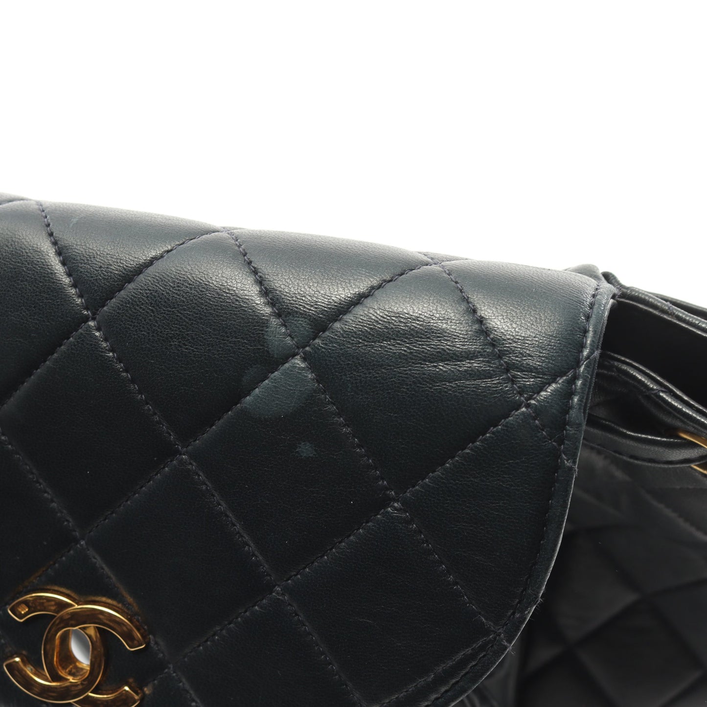 マトラッセ バックパック リュックサック ラムスキン ブラック ゴールド金具 シャネル バッグ CHANEL