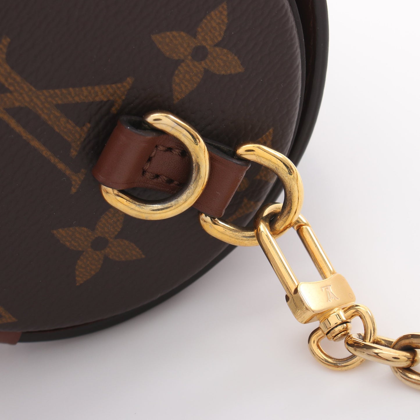 パピヨン トランク モノグラム ショルダーバッグ PVC レザー ブラウン ルイヴィトン バッグ LOUIS VUITTON