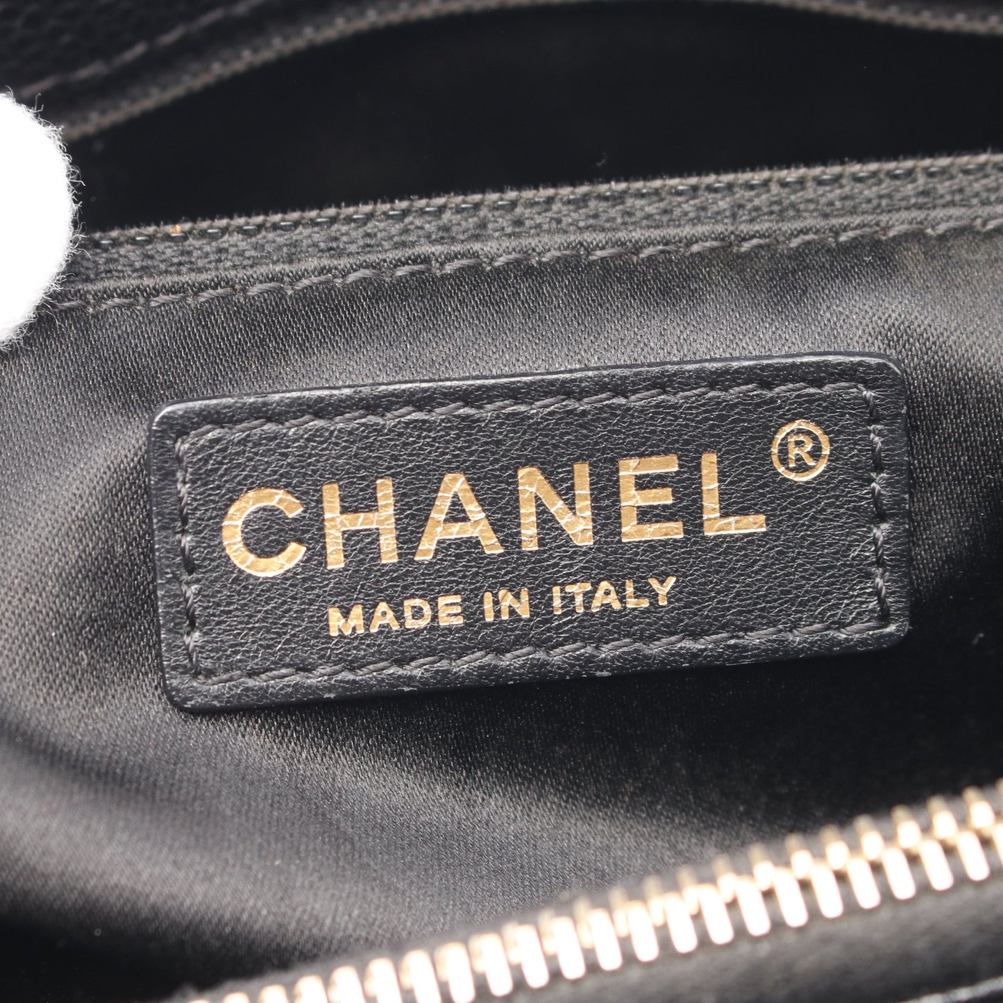 マトラッセ グランドショッピング GST チェーンショルダーバッグ チェーントートバッグ キャビアスキン ブラック ゴールド金具 シャネル バッグ CHANEL