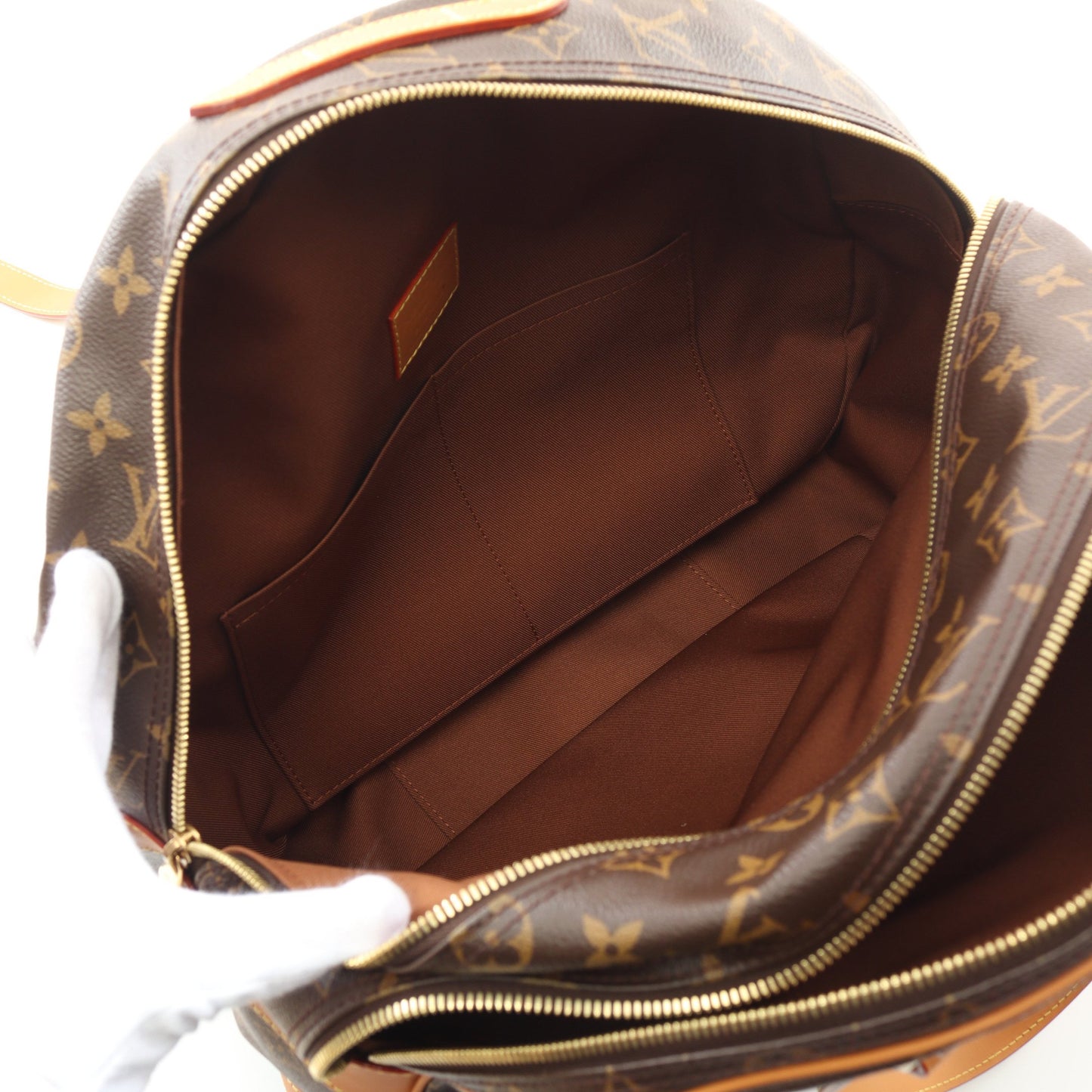 ソフト ハット トランク モノグラム ボストンバッグ PVC レザー ブラウン ルイヴィトン バッグ LOUIS VUITTON