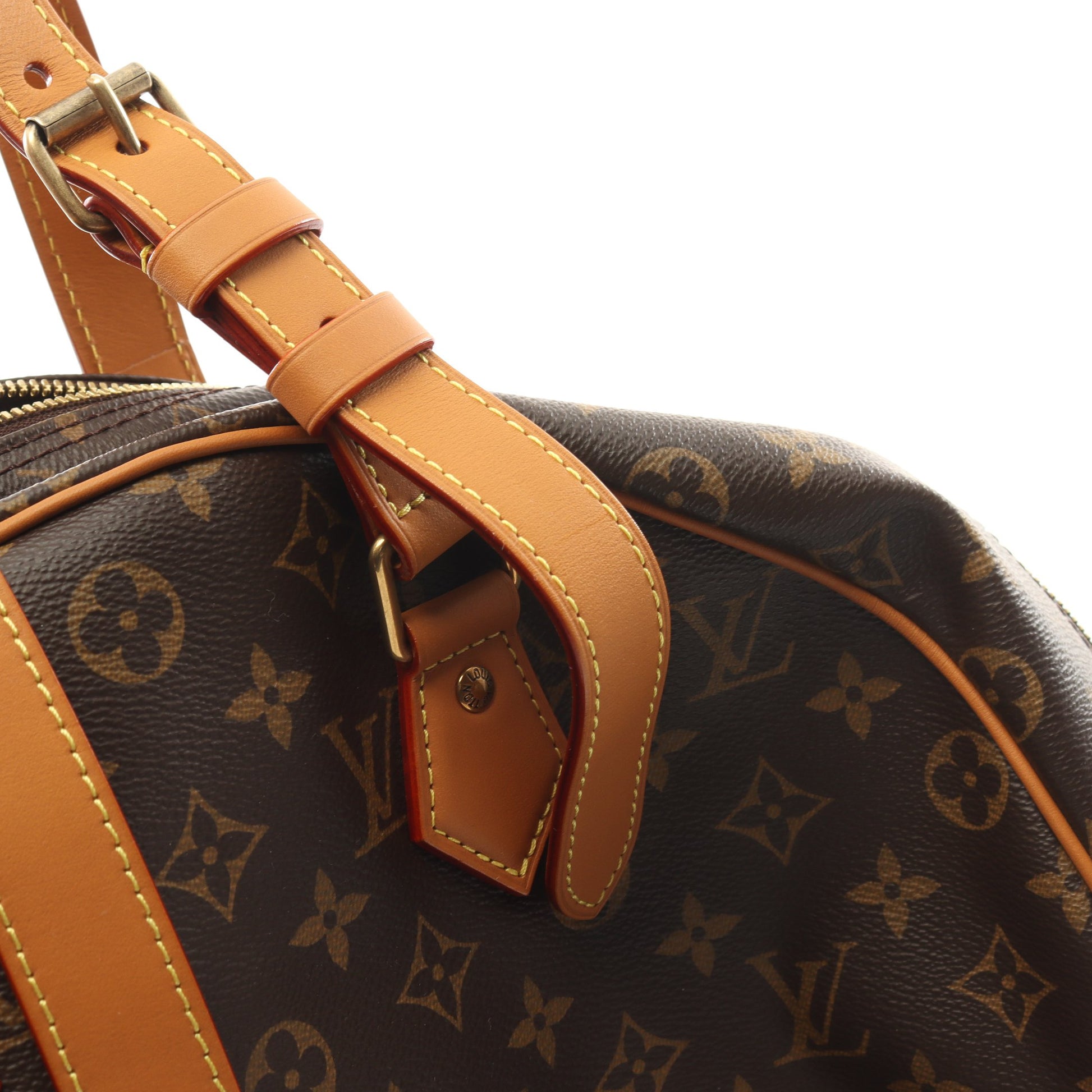 ソフト ハット トランク モノグラム ボストンバッグ PVC レザー ブラウン ルイヴィトン バッグ LOUIS VUITTON