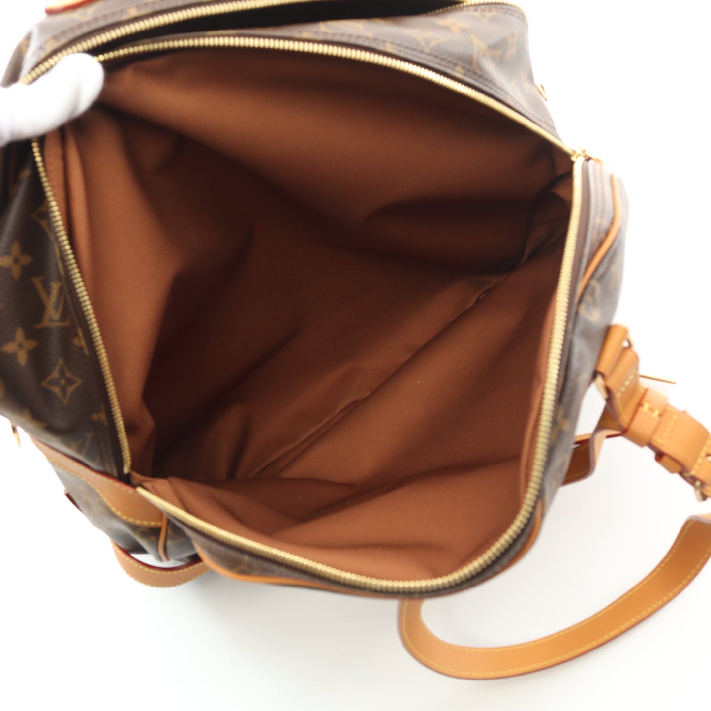 ソフト ハット トランク モノグラム ボストンバッグ PVC レザー ブラウン ルイヴィトン バッグ LOUIS VUITTON