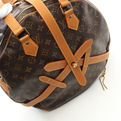 ソフト ハット トランク モノグラム ボストンバッグ PVC レザー ブラウン ルイヴィトン バッグ LOUIS VUITTON