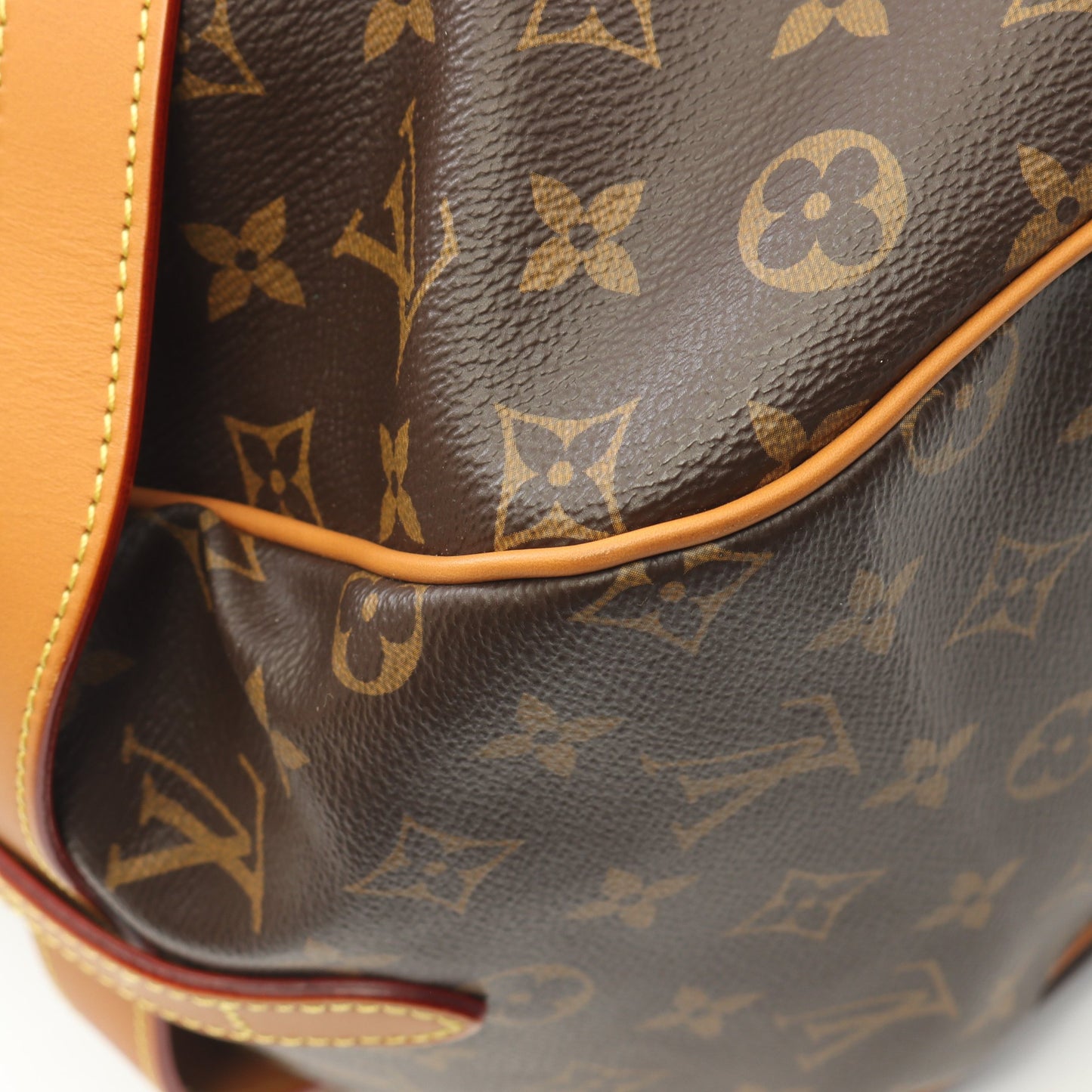 ソフト ハット トランク モノグラム ボストンバッグ PVC レザー ブラウン ルイヴィトン バッグ LOUIS VUITTON