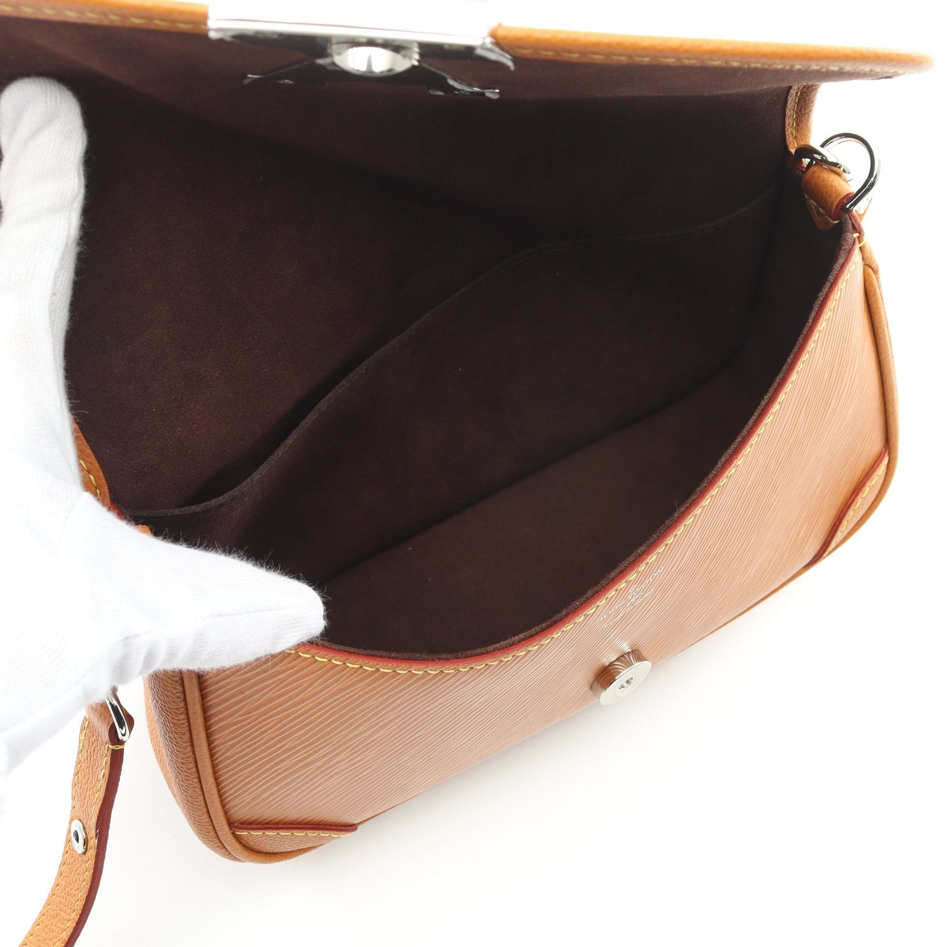 ビュシNM エピ ゴールドミエル ショルダーバッグ レザー ライトブラウン ルイヴィトン バッグ LOUIS VUITTON