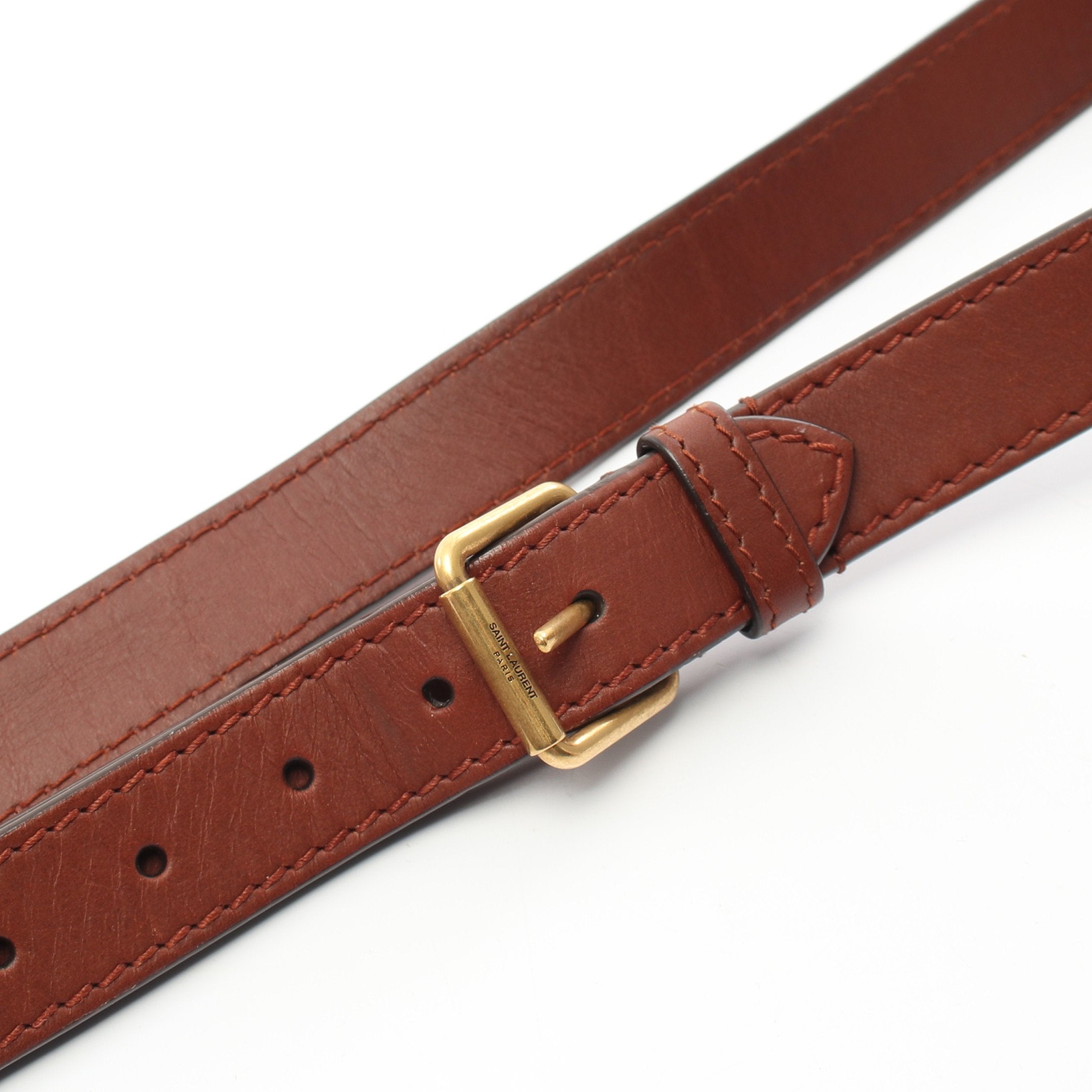 モノグラム カメラバッグ ショルダーバッグ PVC レザー ダークブラウン