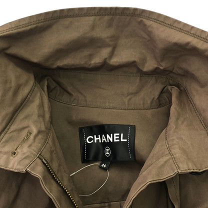 ロングコート コート コットン ブラウン シャネル アウター CHANEL