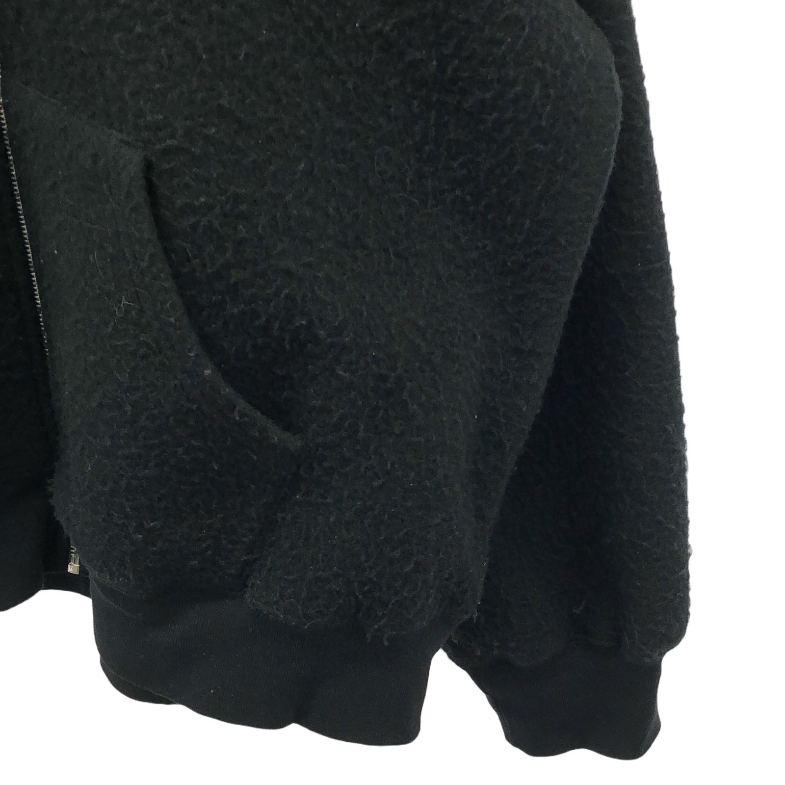 プルオーバーパーカー パーカー コットン ブラック シュプリーム