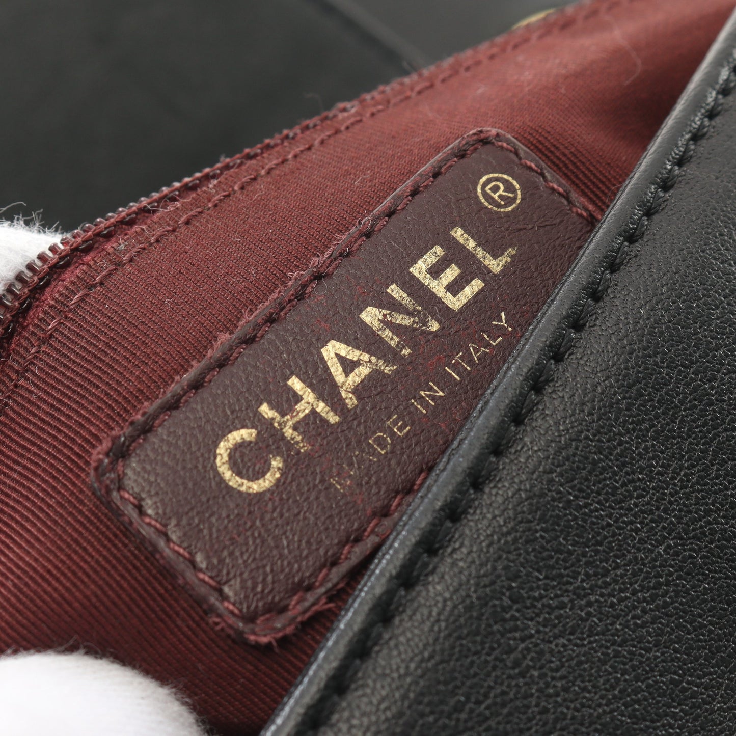 マドモアゼル マトラッセ Wチェーンショルダーバッグ レザー ブラック ゴールド金具 シャネル バッグ CHANEL