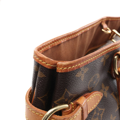 バティニョール オリゾンタル モノグラム ショルダーバッグ PVC レザー ブラウン ルイヴィトン バッグ LOUIS VUITTON