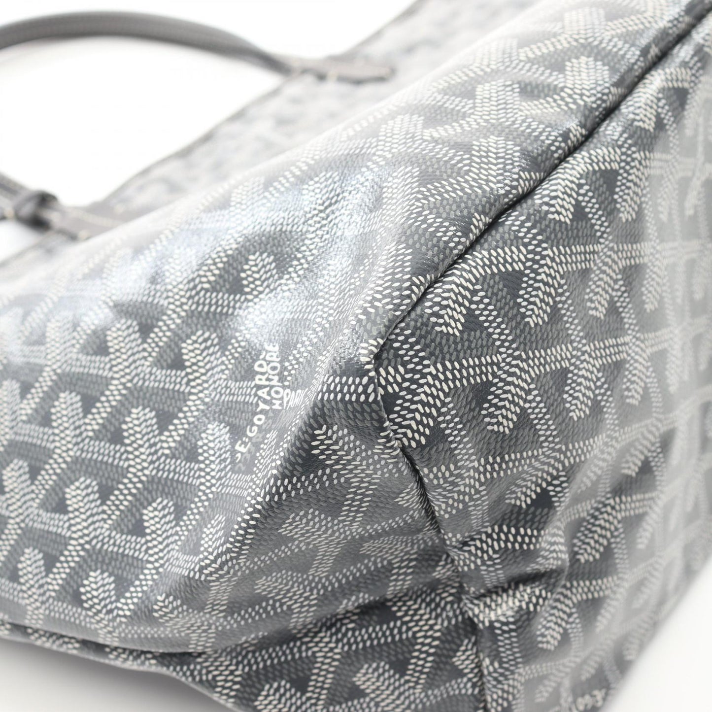 サンルイPM ハンドバッグ トートバッグ コーティングキャンバス レザー グレー マルチカラー ゴヤール バッグ GOYARD