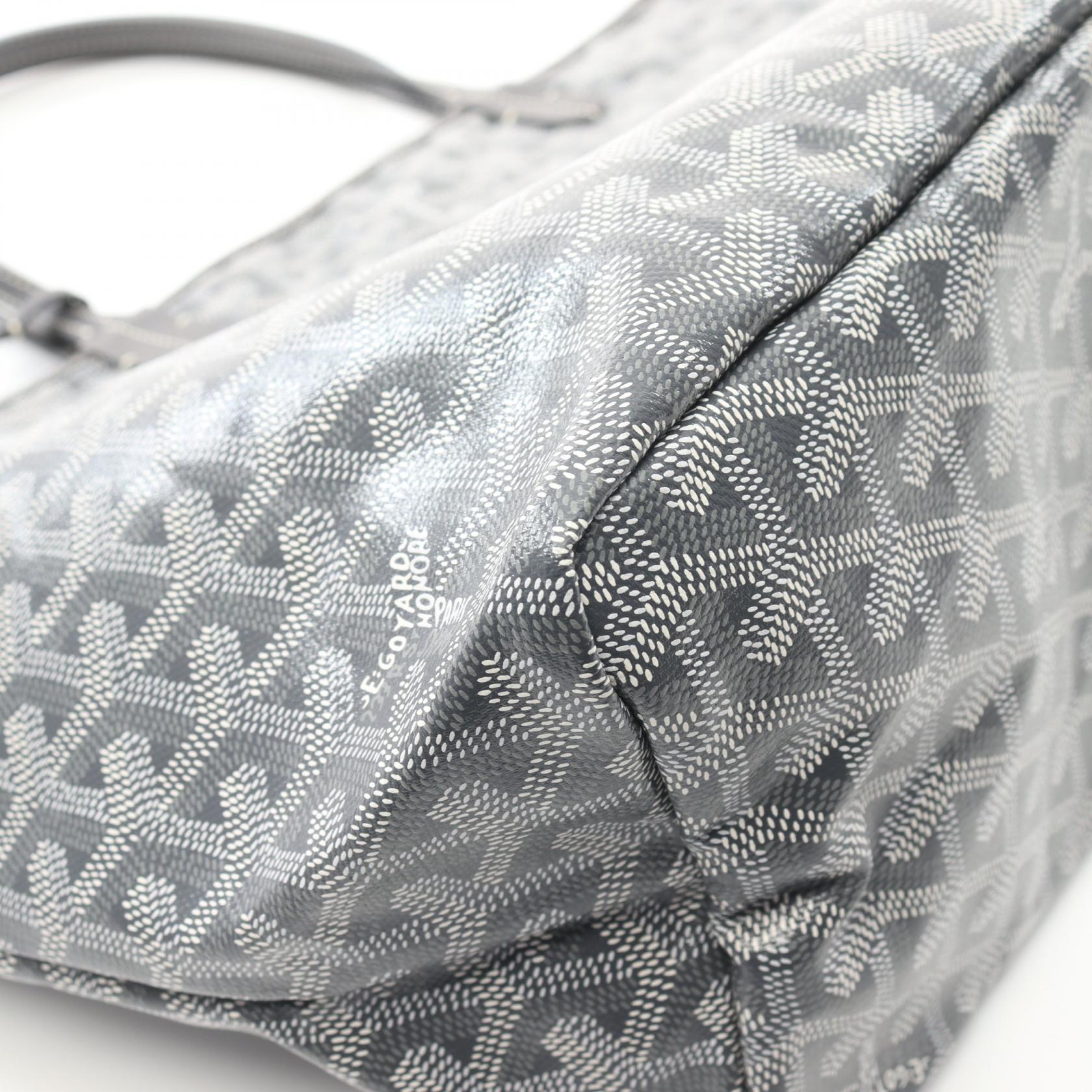 サンルイPM ハンドバッグ トートバッグ コーティングキャンバス レザー グレー マルチカラー ゴヤール バッグ GOYARD