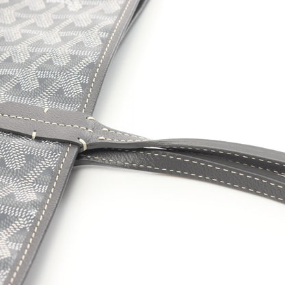 サンルイPM ハンドバッグ トートバッグ コーティングキャンバス レザー グレー マルチカラー ゴヤール バッグ GOYARD