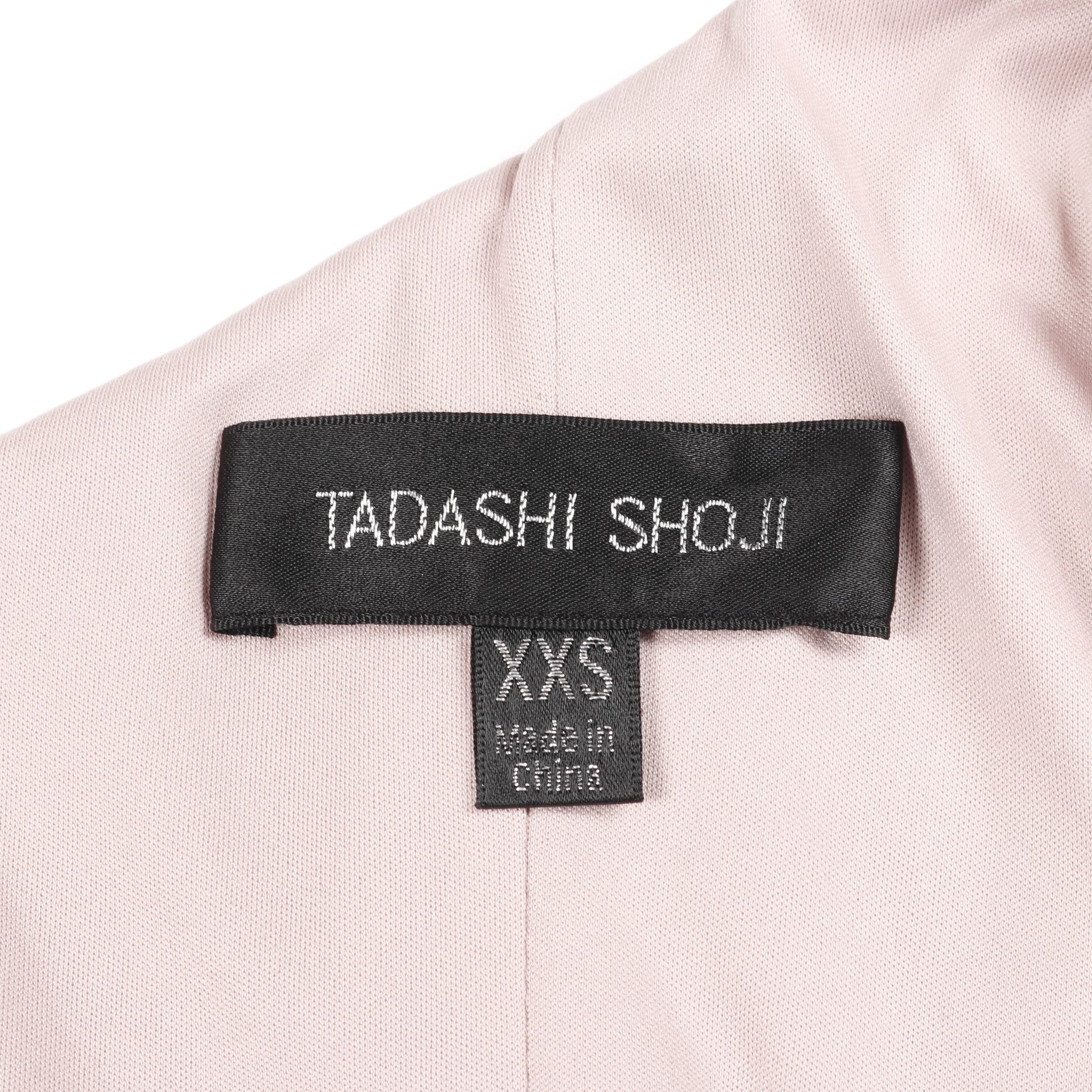 ロング ワンショルダー ワンピース ピンクベージュ タダシショージ ワンピース TADASHI SHOJI