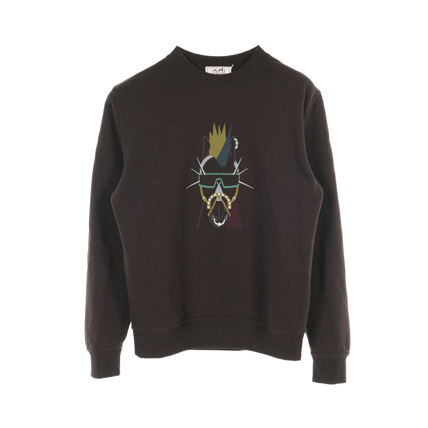 Punk'H スウェットシャツ コットン ダークグリーン エルメス トップス HERMES