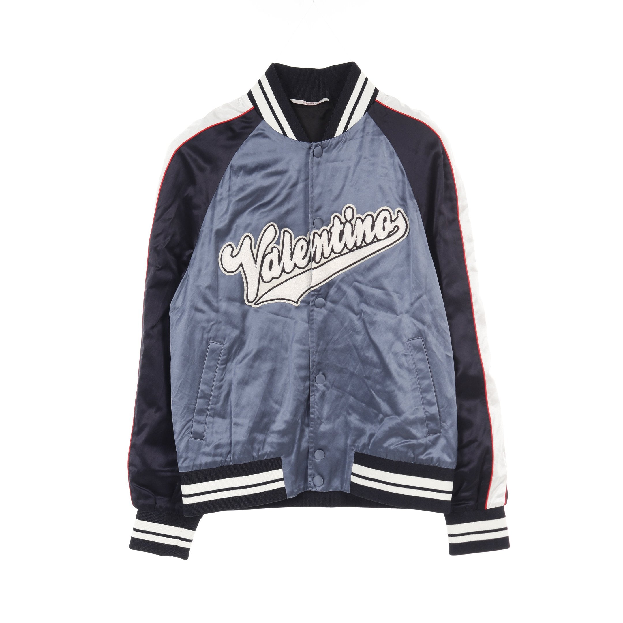 スタジャン レーヨン ブルーグレー マルチカラー ヴァレンティノ – RECLO