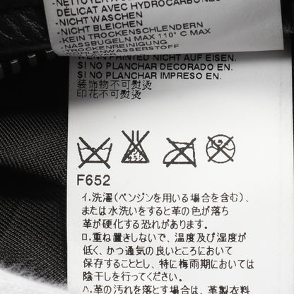 5ZIP レザージャケット ライダースジャケット レザー ブラック メゾンマルジェラ14 アウター Maison Margiela 14