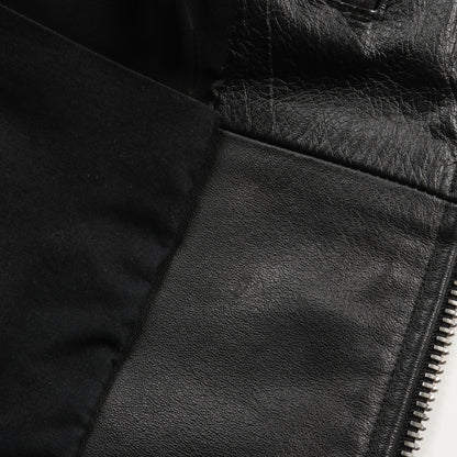 5ZIP レザージャケット ライダースジャケット レザー ブラック メゾンマルジェラ14 アウター Maison Margiela 14