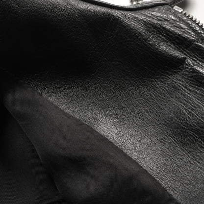 5ZIP レザージャケット ライダースジャケット レザー ブラック メゾンマルジェラ14 アウター Maison Margiela 14