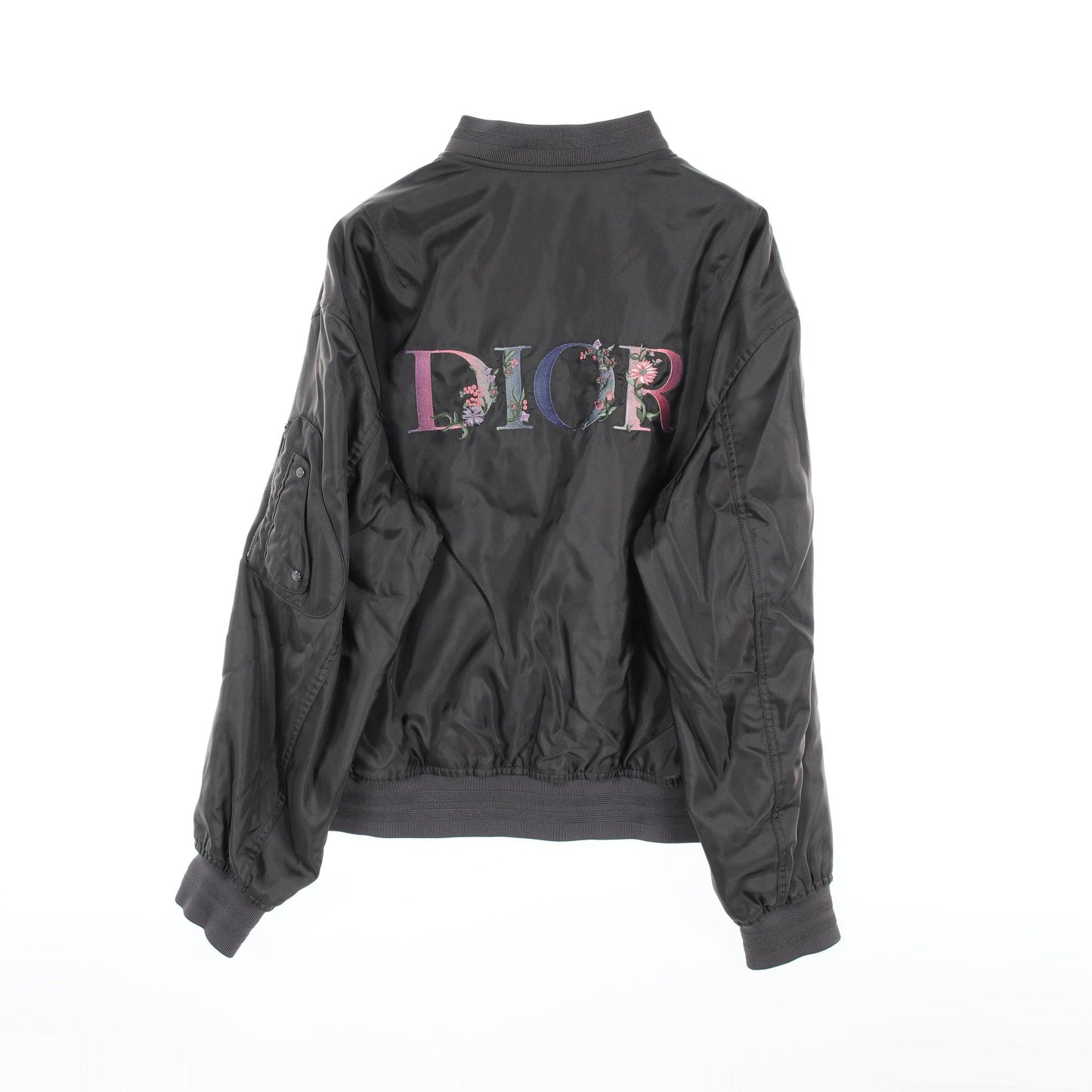 DIOR × Daniel Arsham FLOWERS ブルゾン ナイロン グレー 中綿 ディオール アウター DIOR