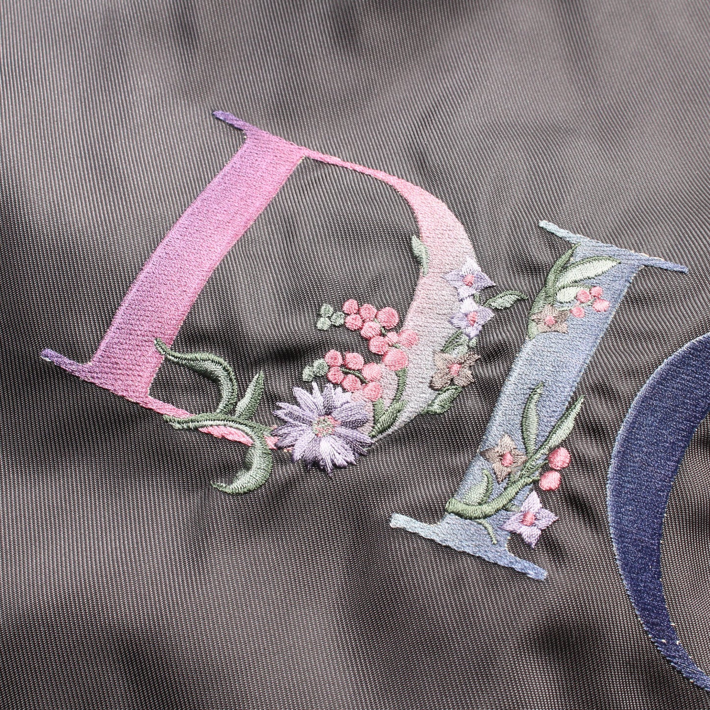 DIOR × Daniel Arsham FLOWERS ブルゾン ナイロン グレー 中綿 ディオール アウター DIOR