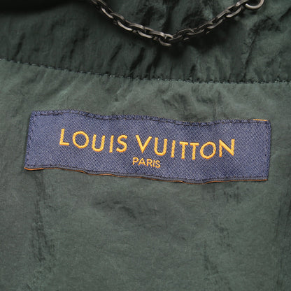パッチワーク ベースボール ジップパーカー ナイロンジャケット ナイロン ホワイト グリーン イエロー ルイヴィトン アウター LOUIS VUITTON