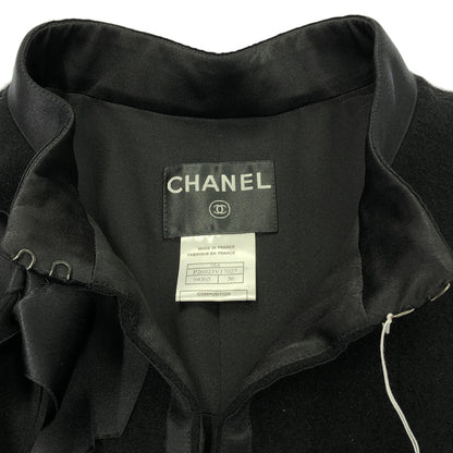 コート コート ウール ブラック シャネル アウター CHANEL