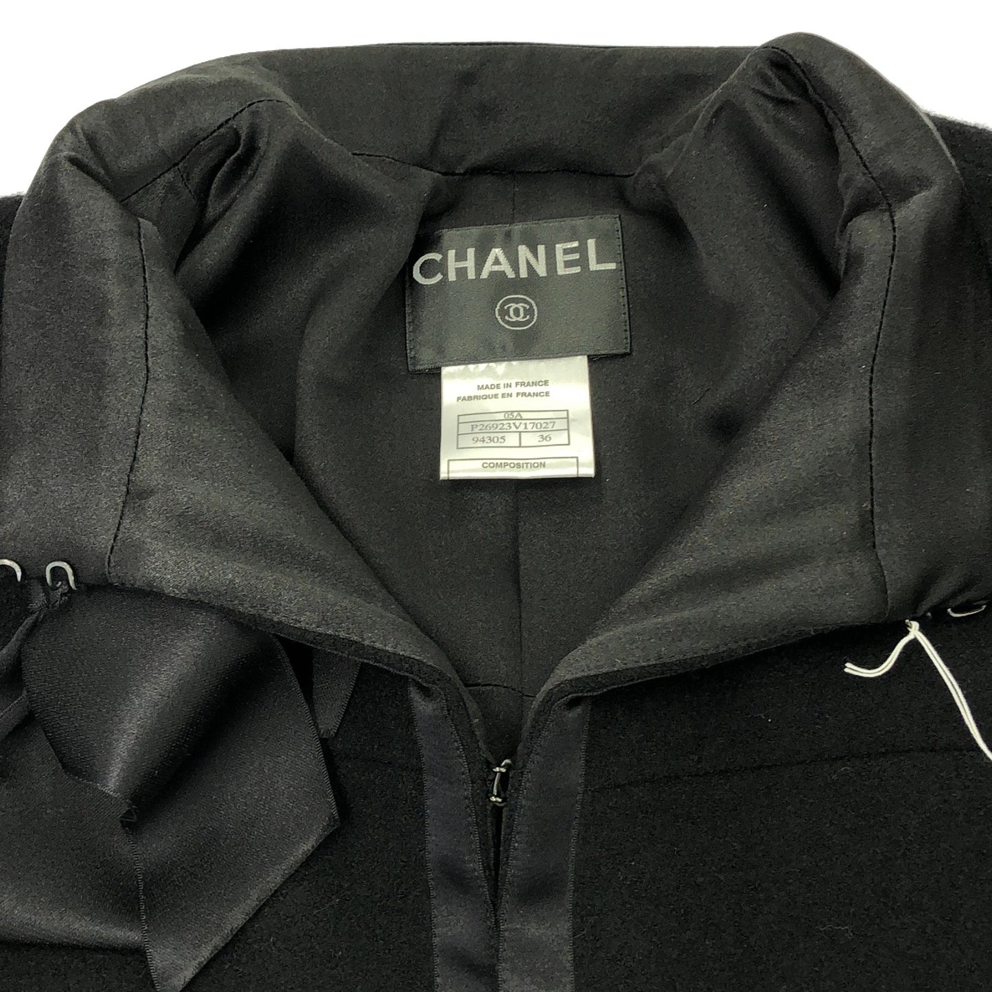 コート コート ウール ブラック シャネル アウター CHANEL