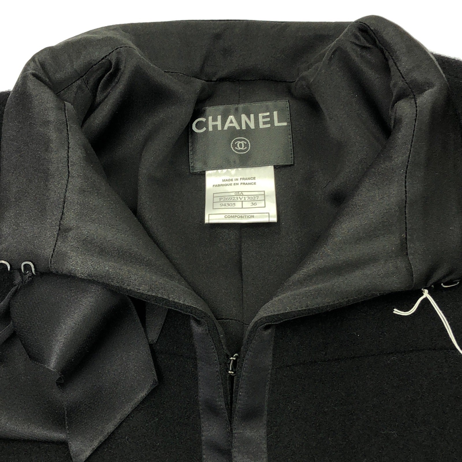 コート コート ウール ブラック シャネル アウター CHANEL