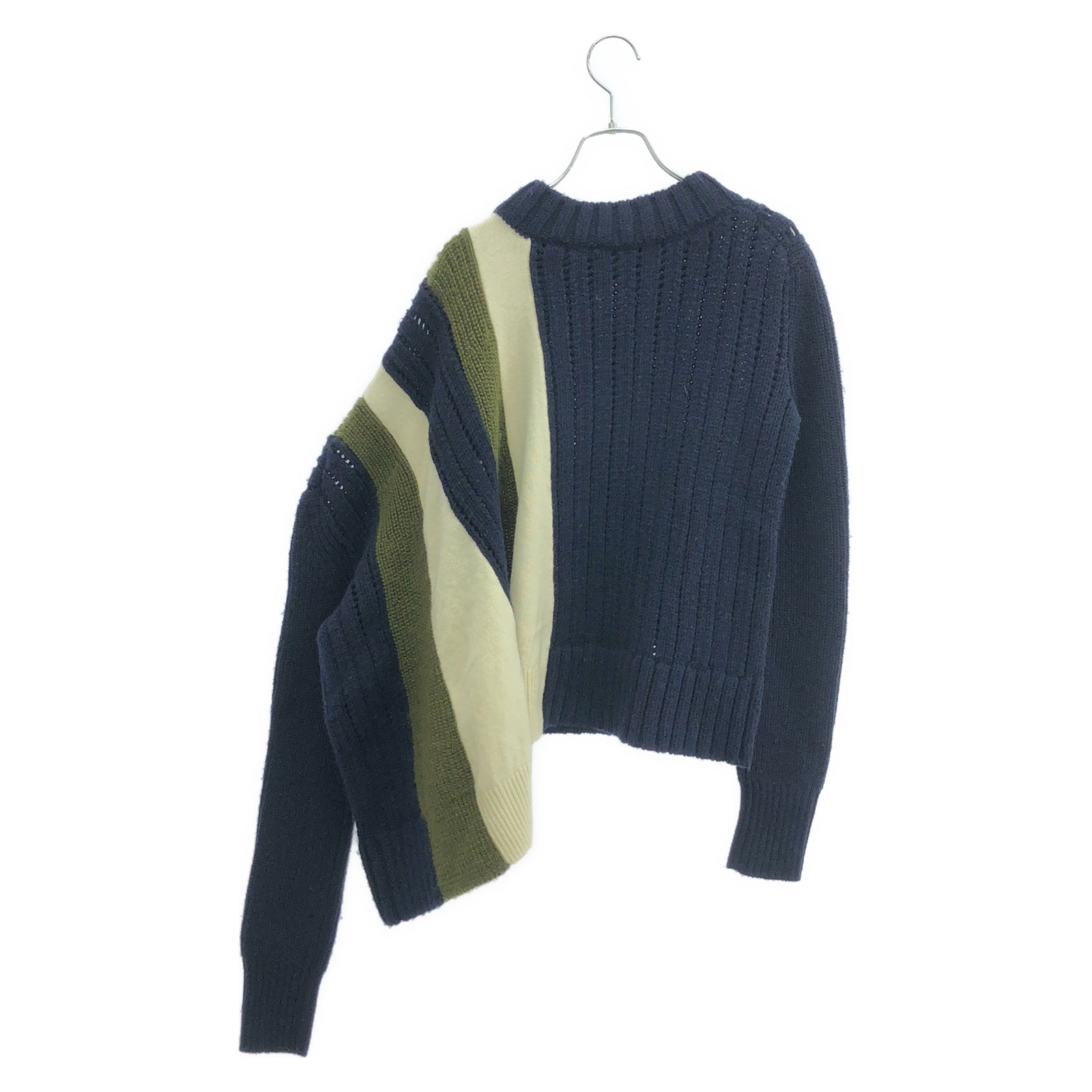 SACAI サカイ　ニットセーター 白ネイビー　2サイズ SACAI サカイ ニットセーター 白ネイビー 2サイズ サカイ SACAI ニット