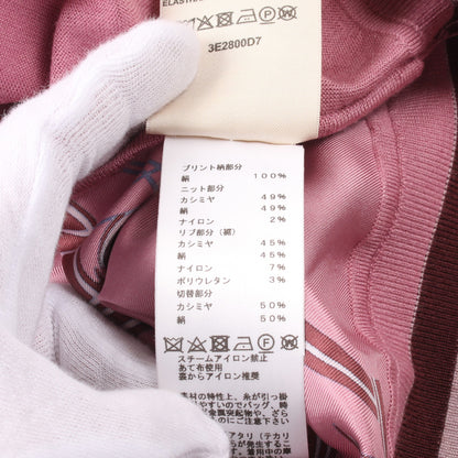 ツイルレーヌ ex-libris Tシャツ シルク カシミヤ ピンクパープル エルメス トップス HERMES