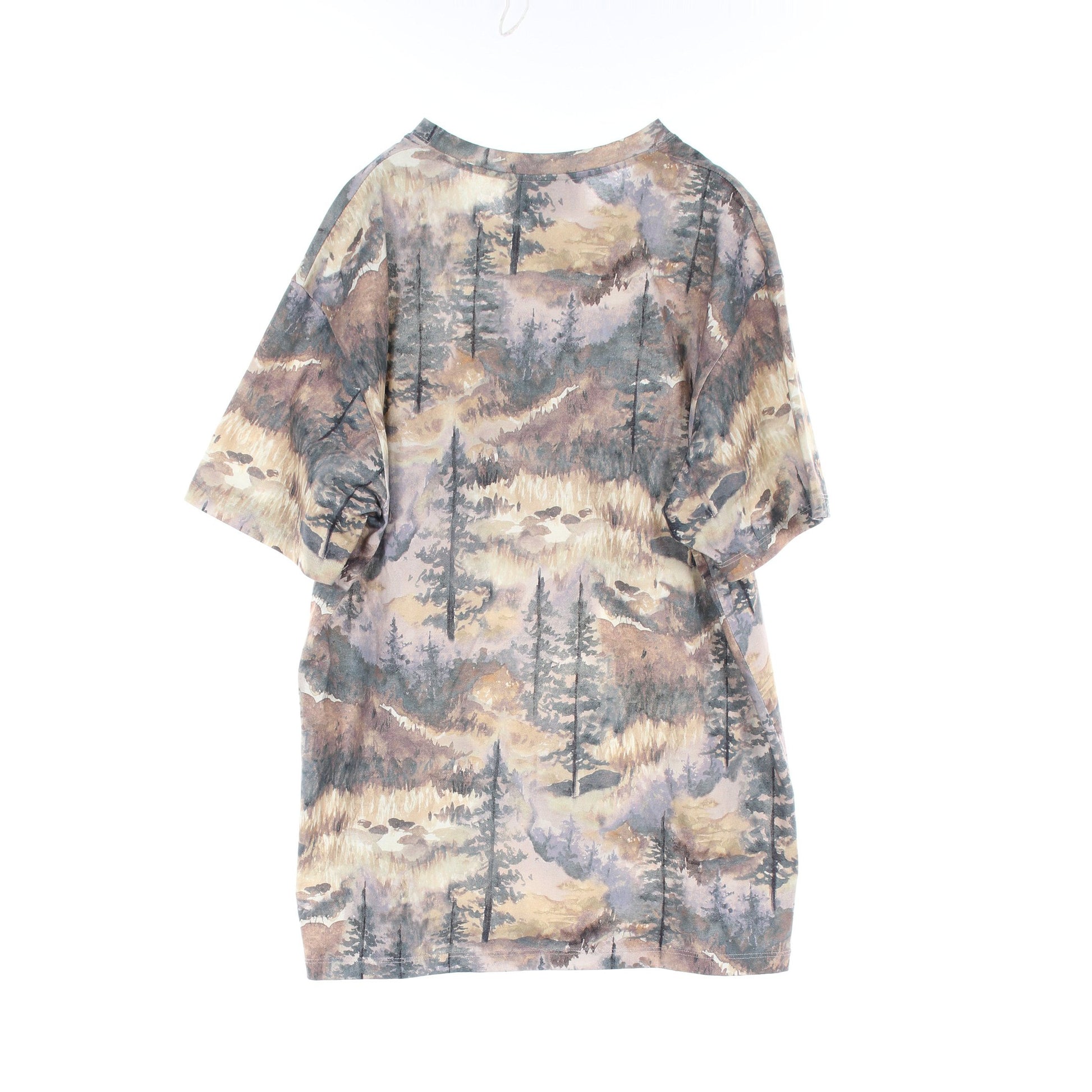 GUCCI × THE NORTH FACE ロゴ フォレスト Tシャツ クルーネック コットン ベージュ グレー マルチカラー グッチ トップス GUCCI
