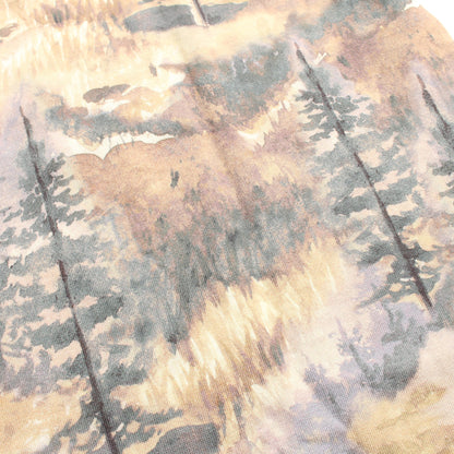 GUCCI × THE NORTH FACE ロゴ フォレスト Tシャツ クルーネック コットン ベージュ グレー マルチカラー グッチ トップス GUCCI