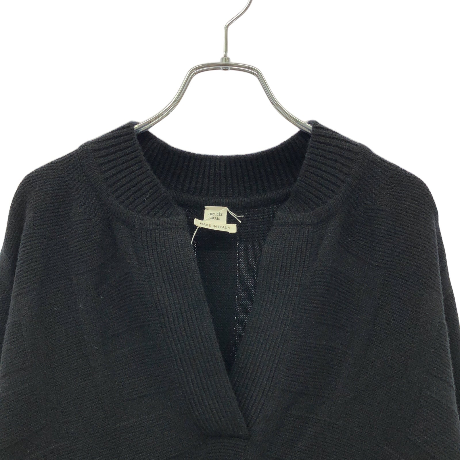 ニット ニット ウール ブラック エルメス トップス HERMES
