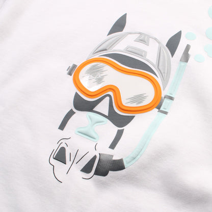 Scub'H トレーナー スウェットシャツ クルーネック コットン ホワイト エルメス トップス HERMES