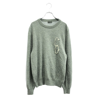 ニット ニット カシミヤ グレー ディオール トップス DIOR