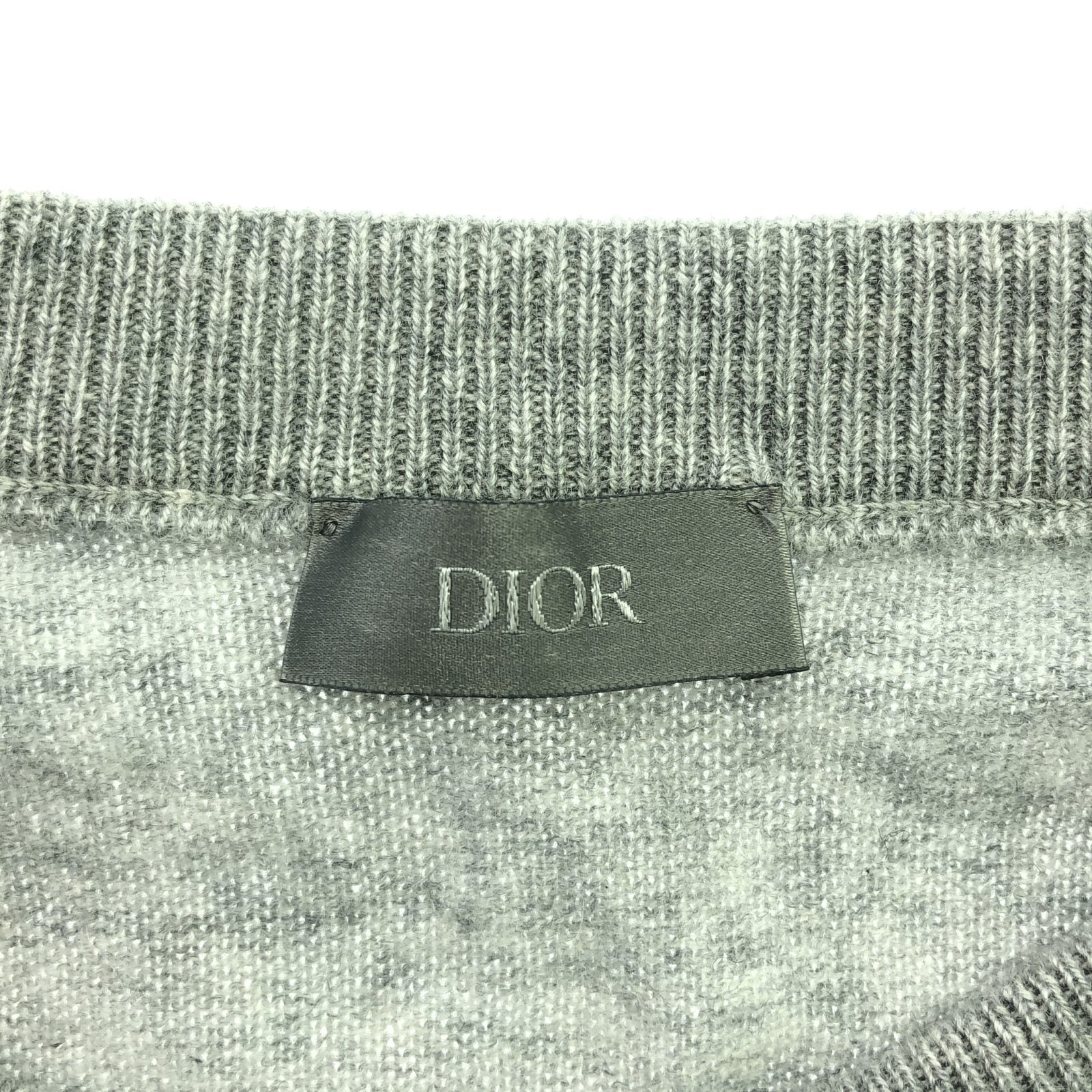 ニット ニット カシミヤ グレー ディオール トップス DIOR