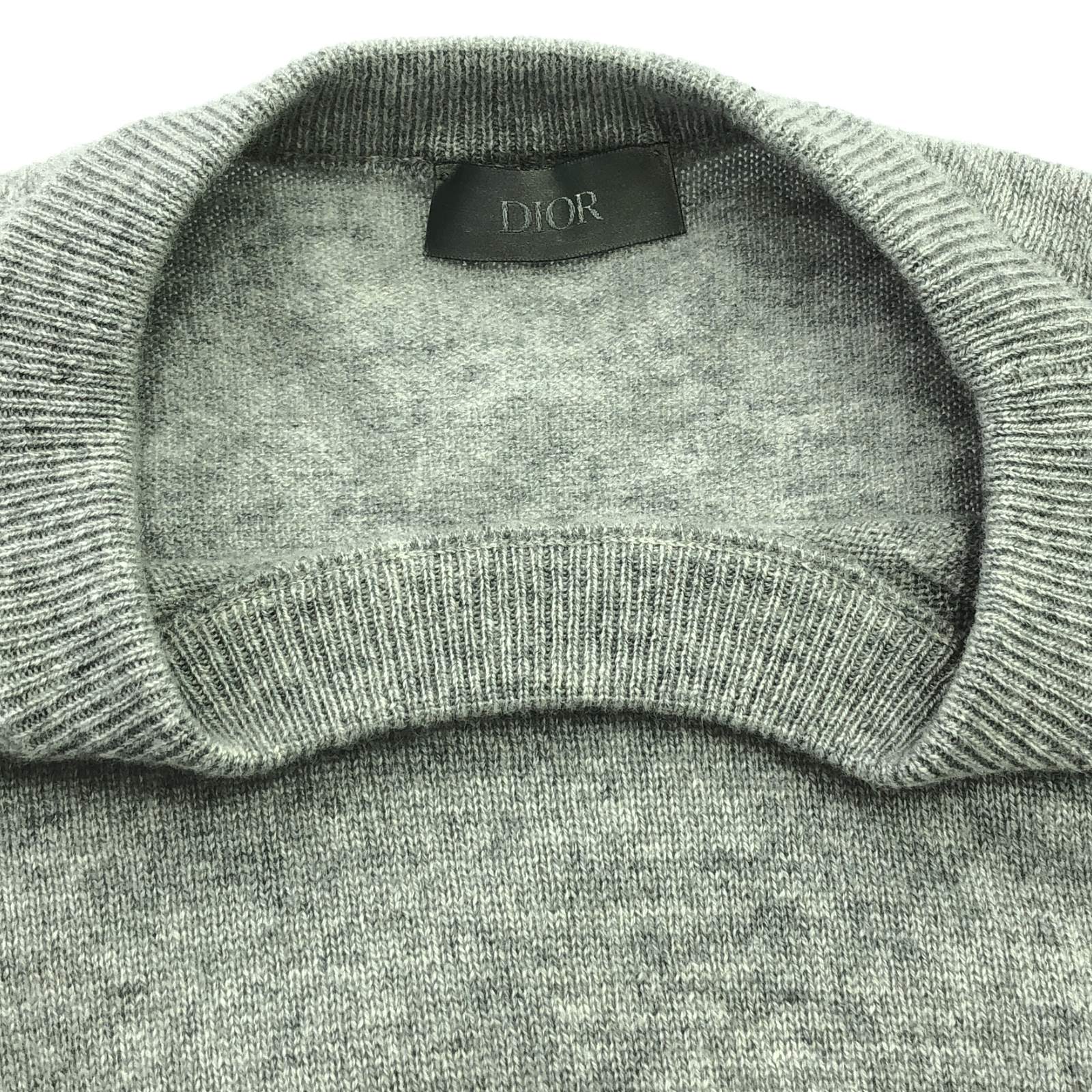 ニット ニット カシミヤ グレー ディオール トップス DIOR