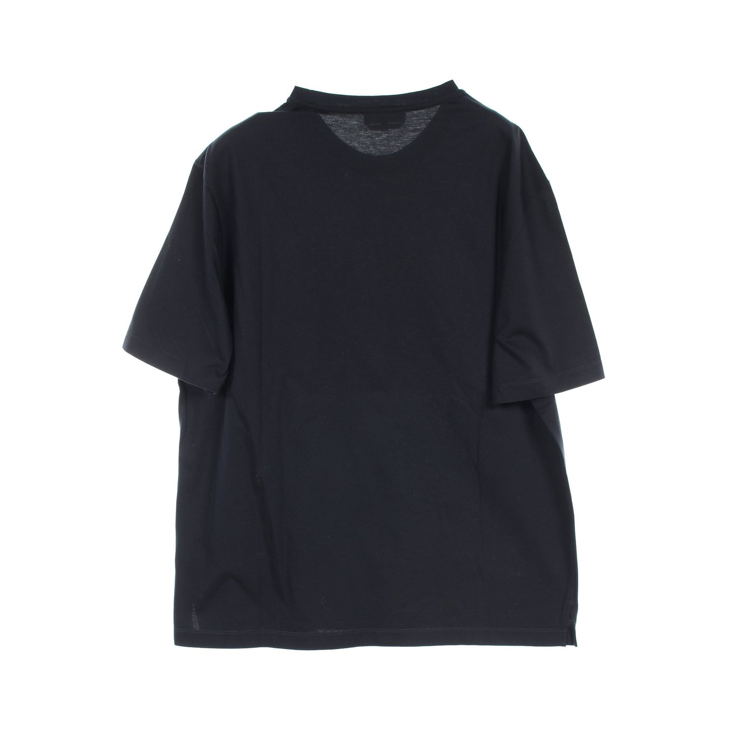 H 3D エンブロイダリー Tシャツ クルーネック コットン ネイビー エルメス トップス HERMES